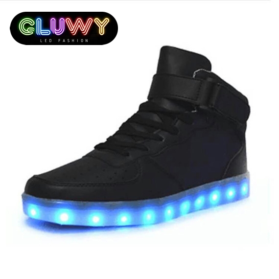varkensvlees Belichamen Hond Lighting LED shoes - Black sneakers | LED shoes