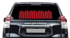 ESUPPORT 45 x 11cm Sound Music Activate Sensor Car Auto Sticker LED Light  Equalizer Glow